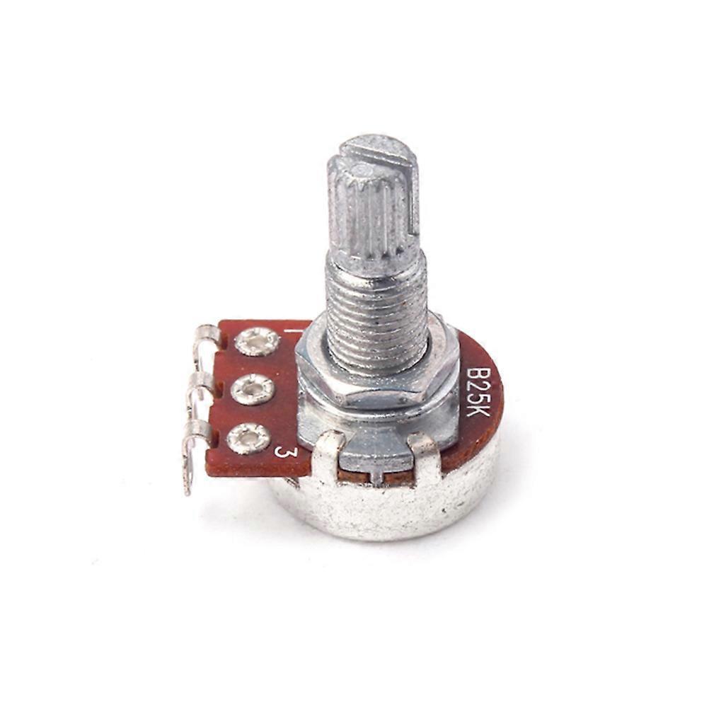 Guitar Volume Potentiometer B25k Linear for Tone Control Solder Lugs