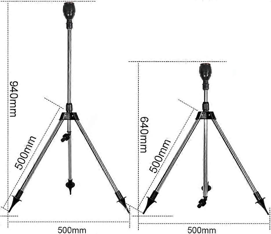 360 Degree Automatic Garden Sprinkler with Adjustable Rotating Lawn Watering System