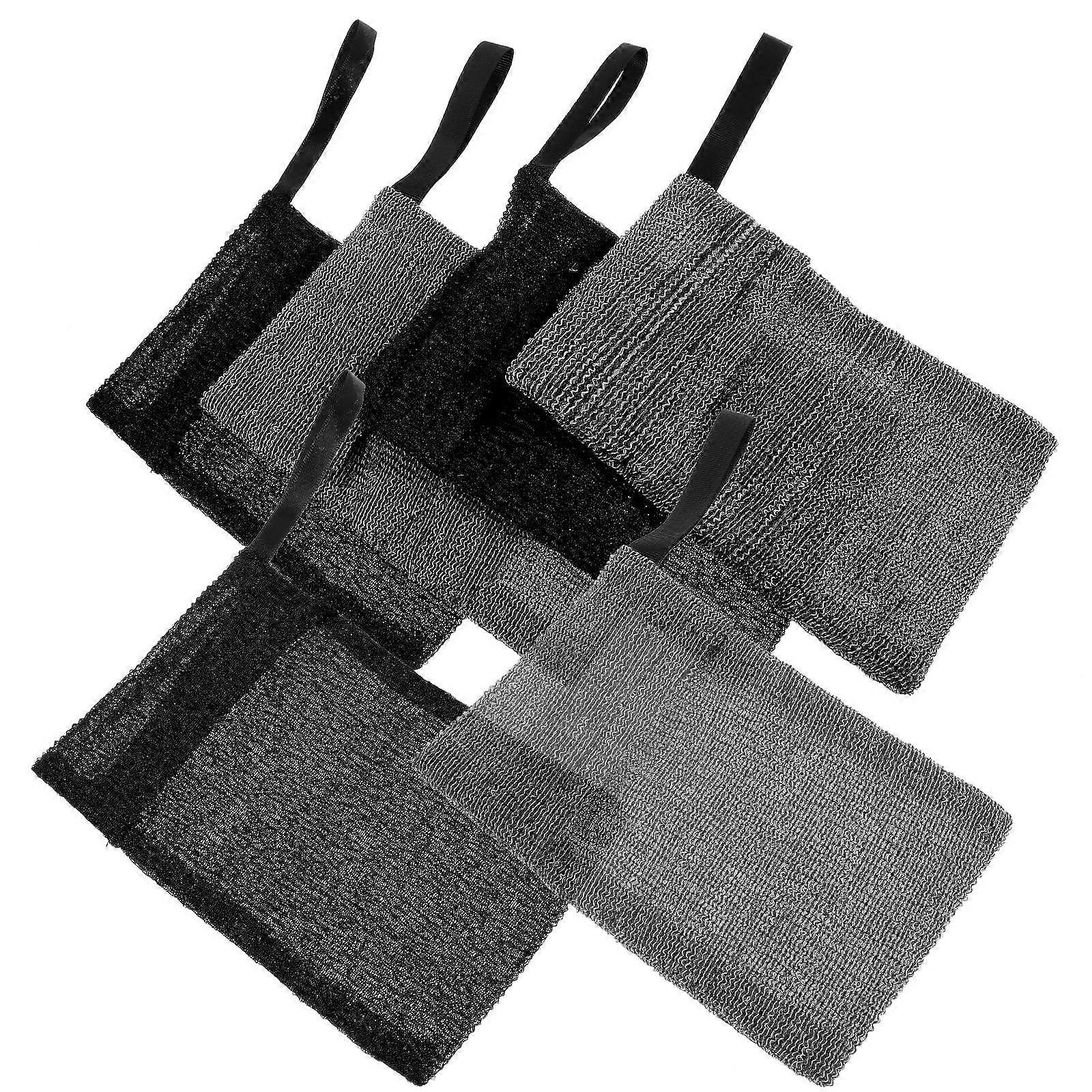 Soap Bag for Storage Use Bar Soap Pouch 6Pcs Nylon Assorted