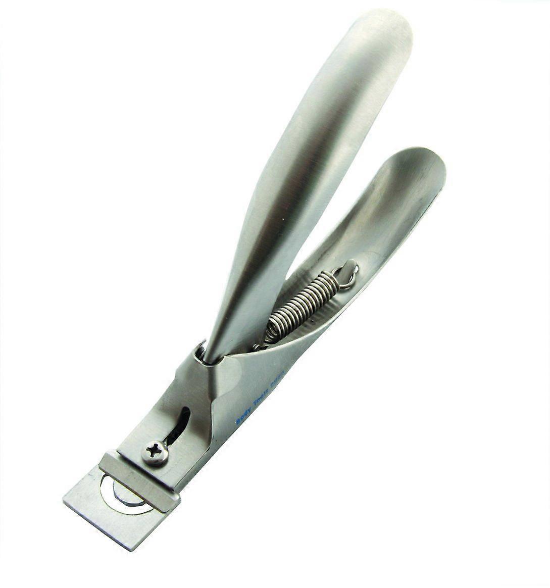 Easy Cut Ergonomic Nail Clipper for Thick Nails with Compact Grip for Travel