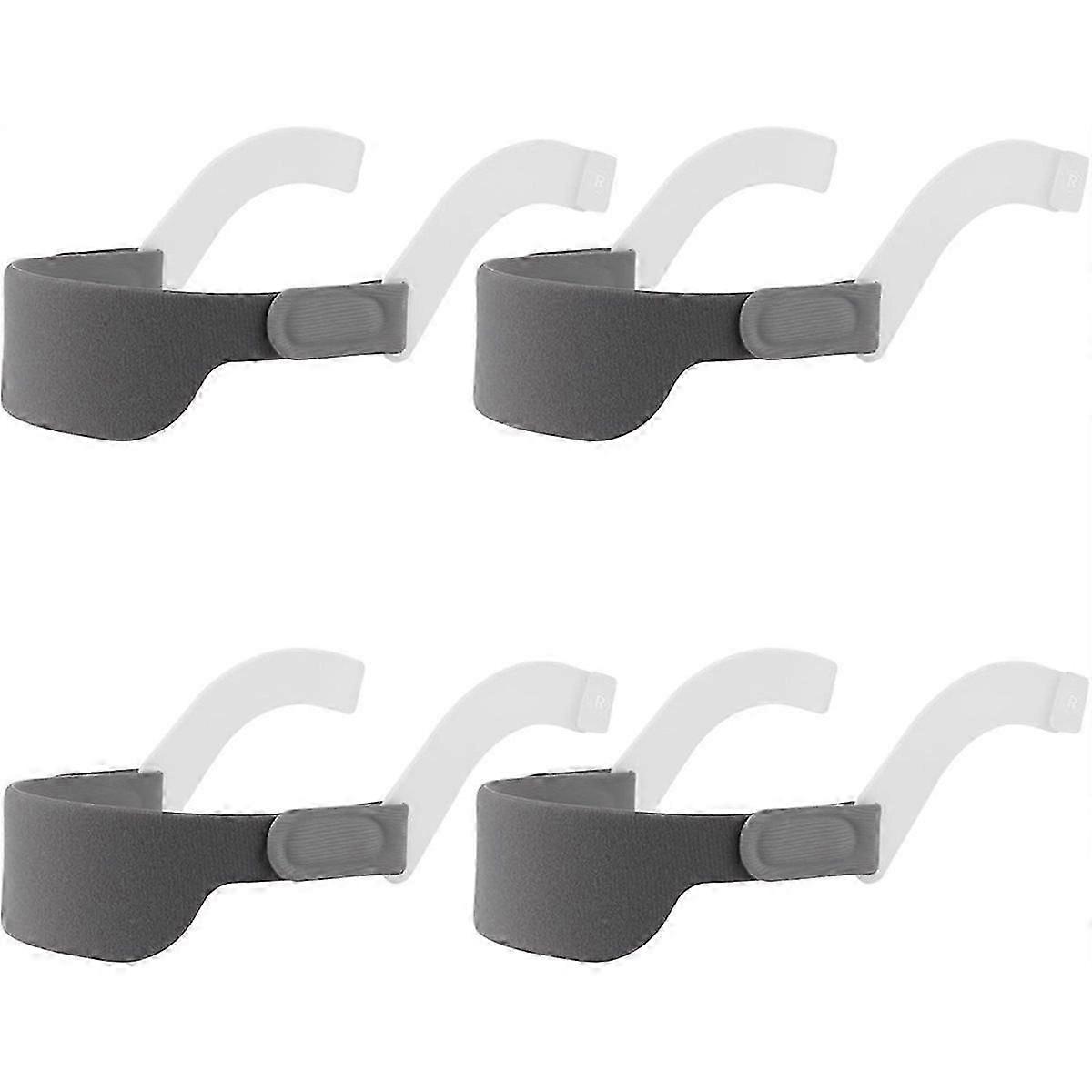 4 Pack Replacement Headgear Compatible with for Nasal Mask Adjustable Head Strap with Arm Clips