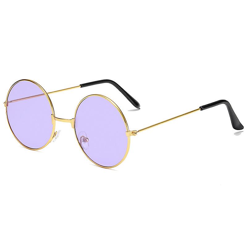 Circle Sunglasses For Women Men Retro Glasses Round Tinted Lens