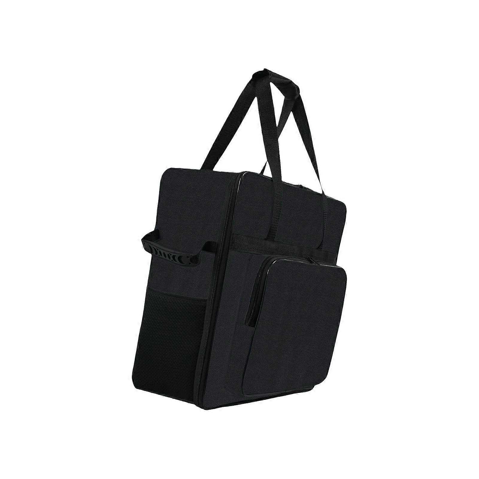 Permanent University Fabric Transportable Bag for Shake Machines Size 6.69x18.9x16.93 Inches with Carry Pulls and Addition Storage  Black