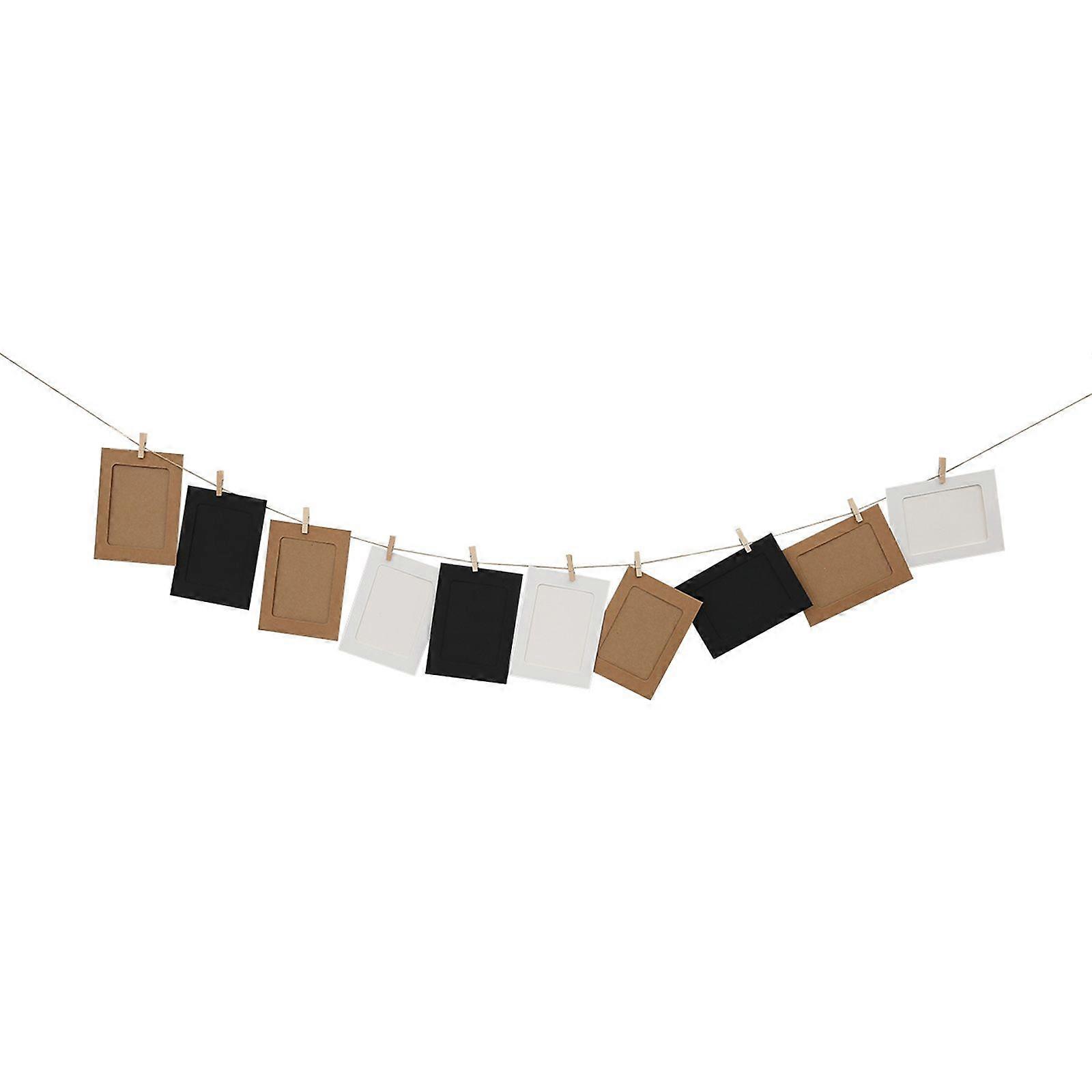 Combination Paper Frame 10 Pcs DIY Set 3inch/4inch/5inch/6inch/7 inch Kit