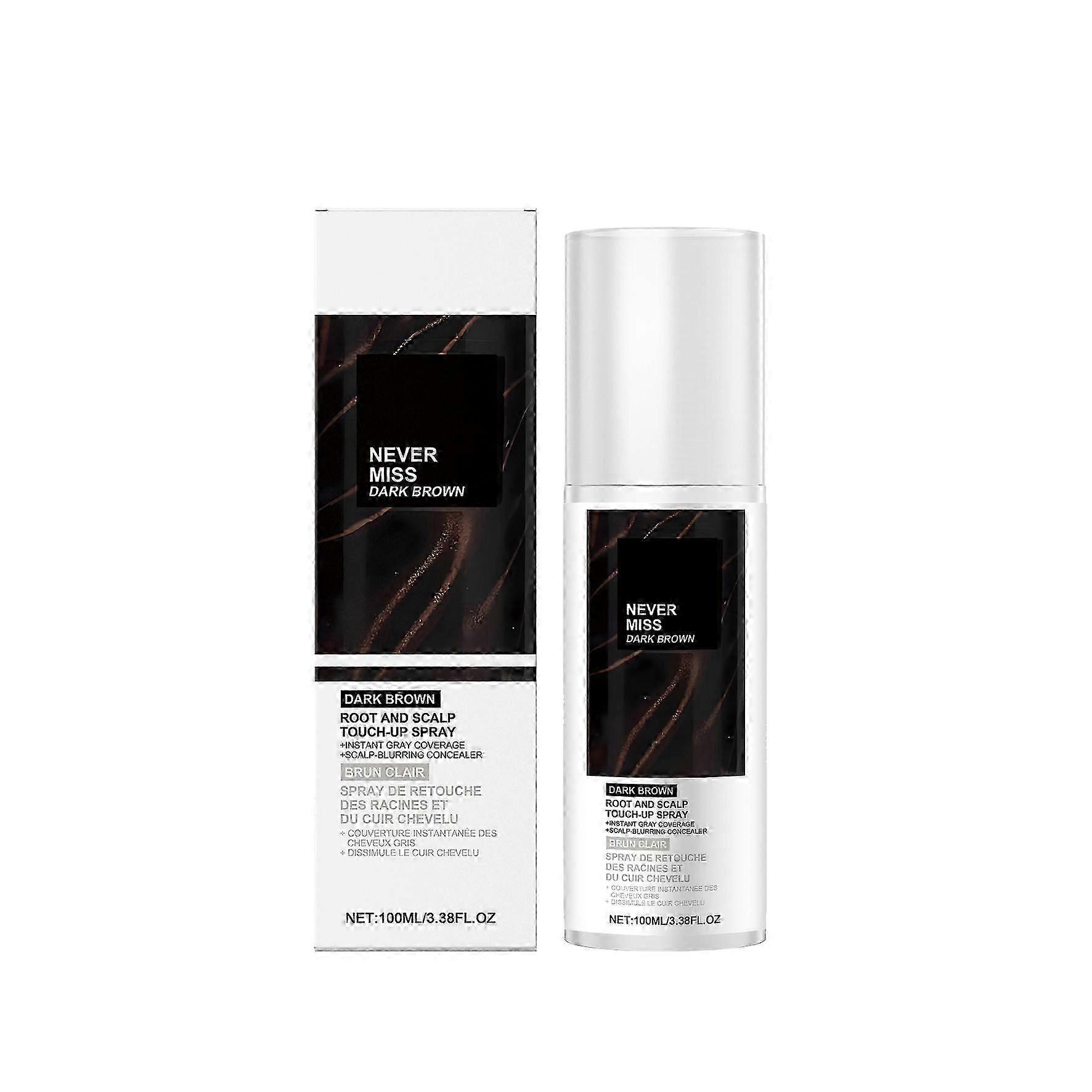 Dark Brown Hair Color-Matching Spray