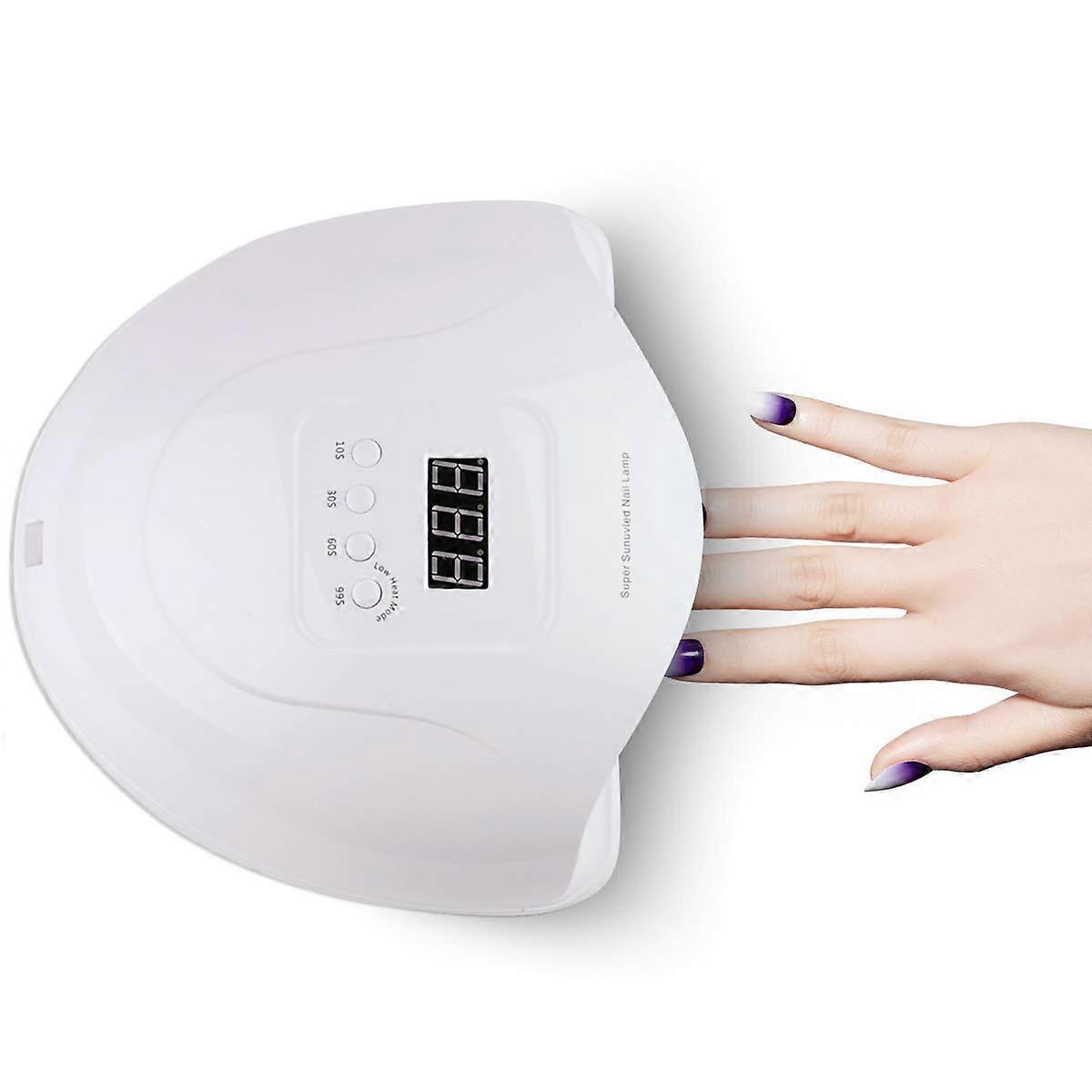 150W LED UV Nail Lamp Gel Nail Dryer with Smart Sensor LCD Display and Multiple Timer Modes