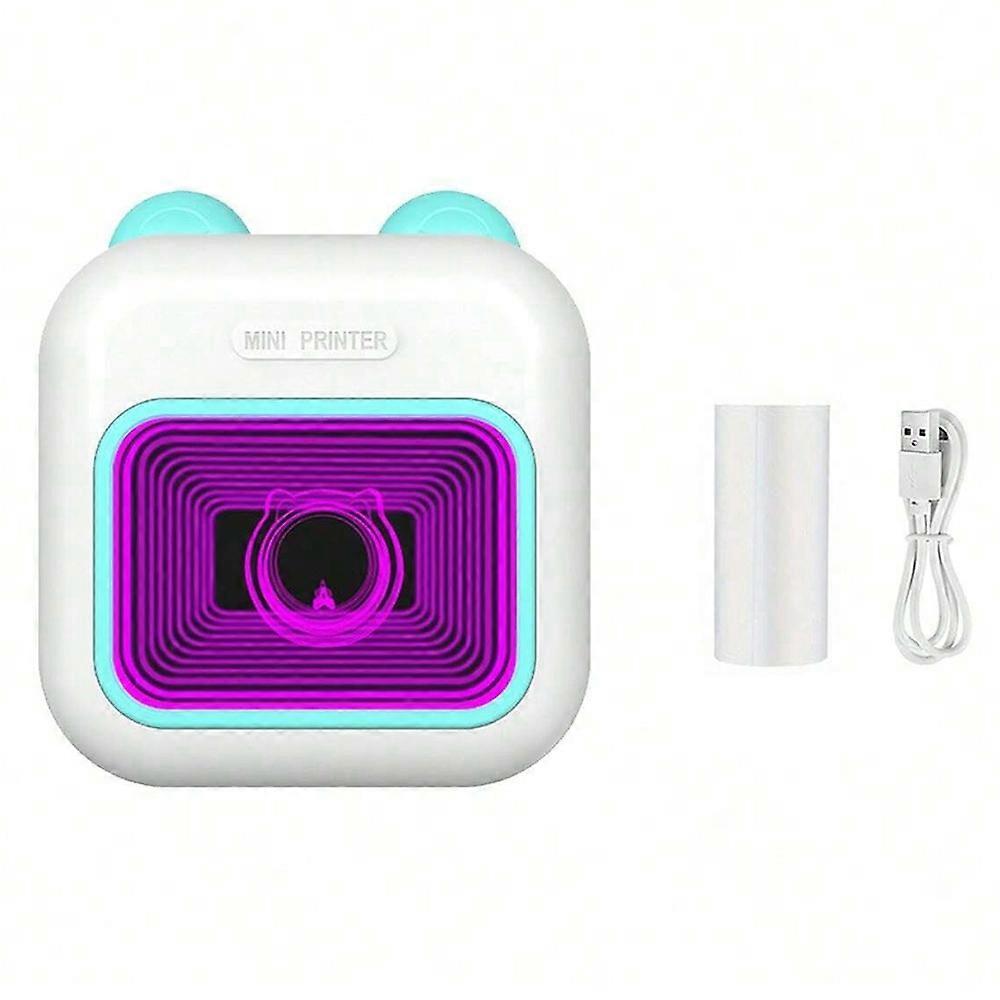 M10 Mini Home Bluetooth-compatible Thermal Printer Wireless Inkless Photo Label Notes Printer