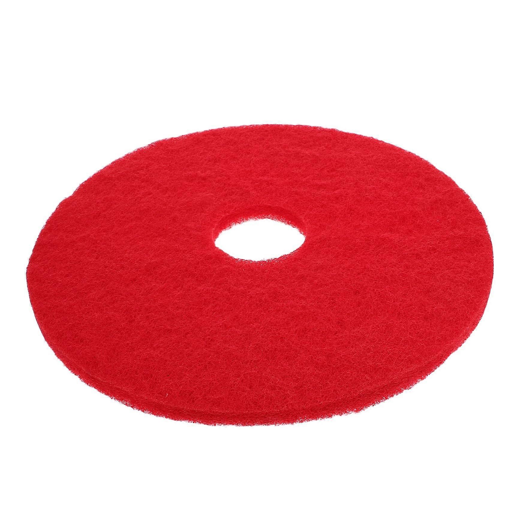 Replaceable Red Fabric Floor Cleaning Pad for Hardwood and Tile with Easy Pad Replacement