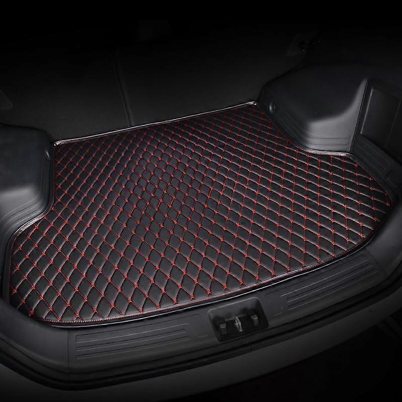 Waterproof Leather Cargo Liner AntiScratch Trunk Mat Black Red for Subaru Outback 20102014