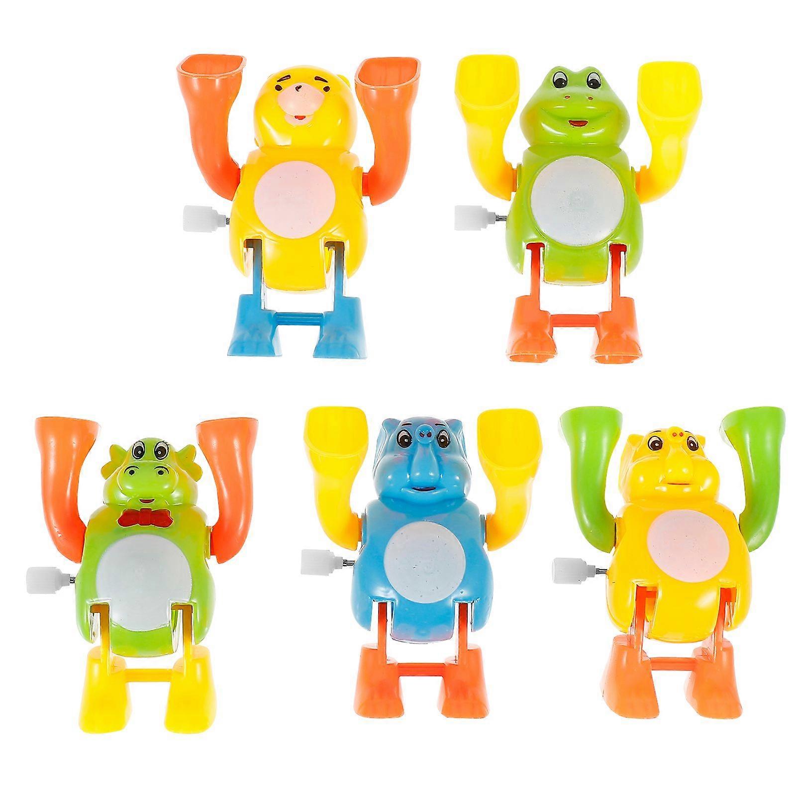 5pcs Funny Shaped Somersault Playthings Wind-up Playthings (Random Style)