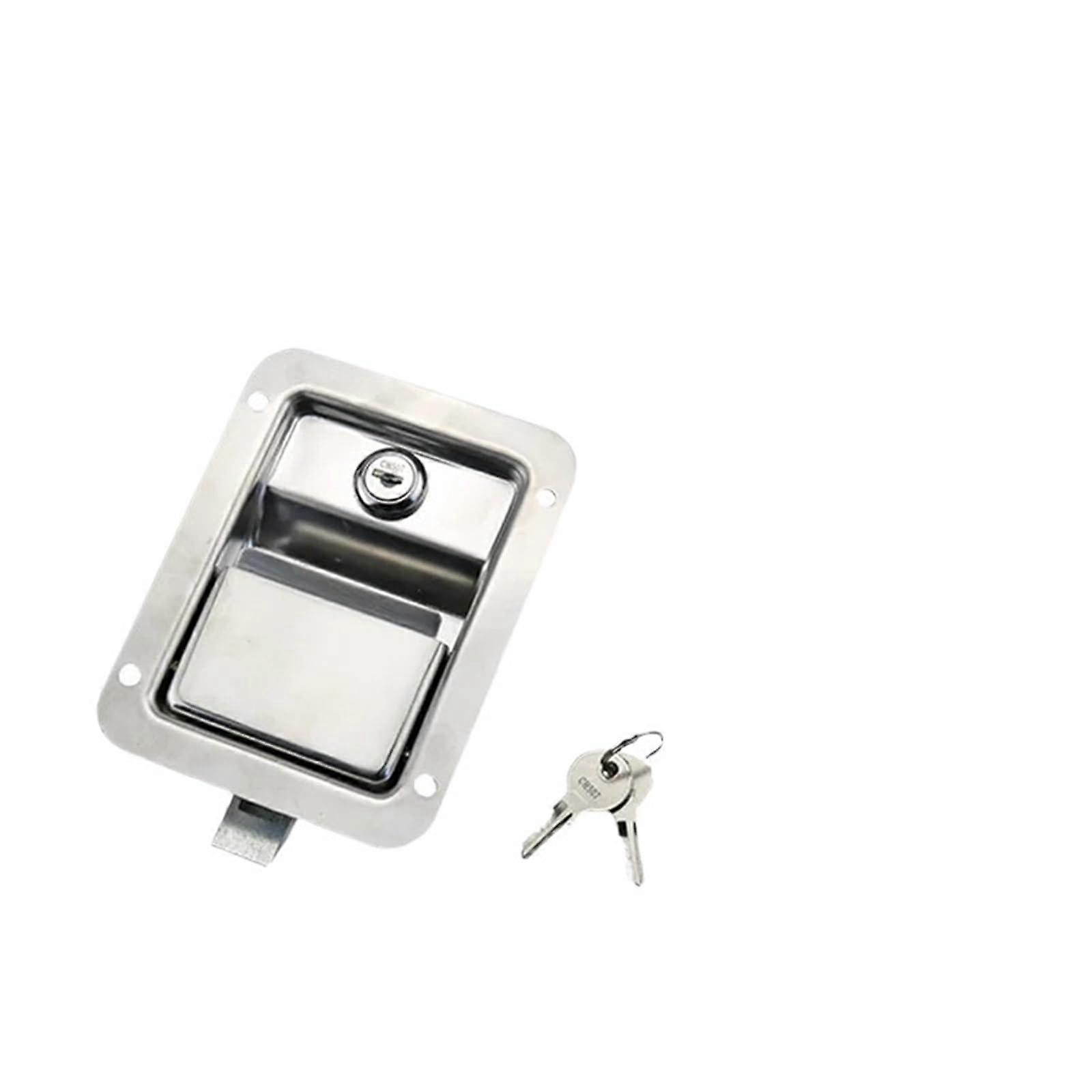 Industrial Panel Lock 304 Stainless Steel Flush Mount Secure Keyed Access for Equipment Enclosures