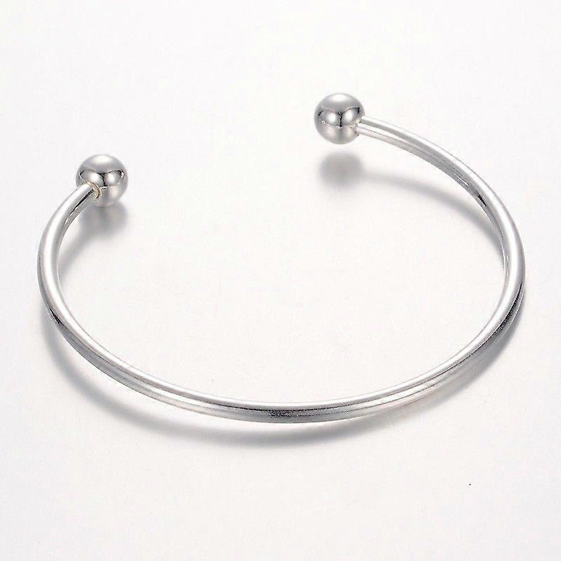 Brass Torque Bangle Cuff Bangle Making Platinum 56x64mm