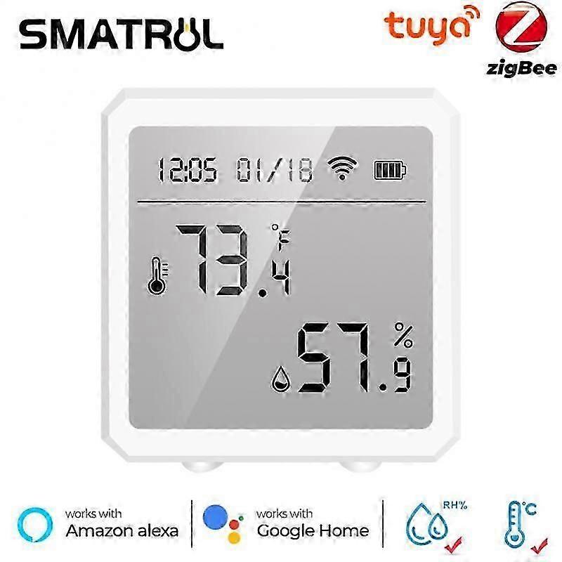 Tenky Tuya ZigBee Temperature And Humidity Sensor With LCD Display / Switch