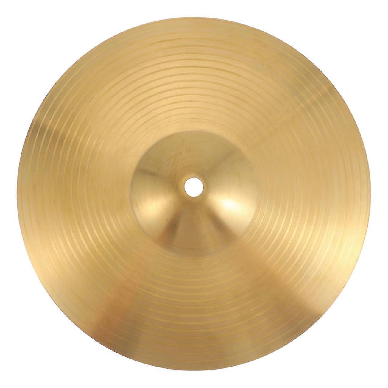 6Inch Brass Jazz Drum Set Cymbal Replacement, Clear Bright Tone, Durable Practice Kit Use