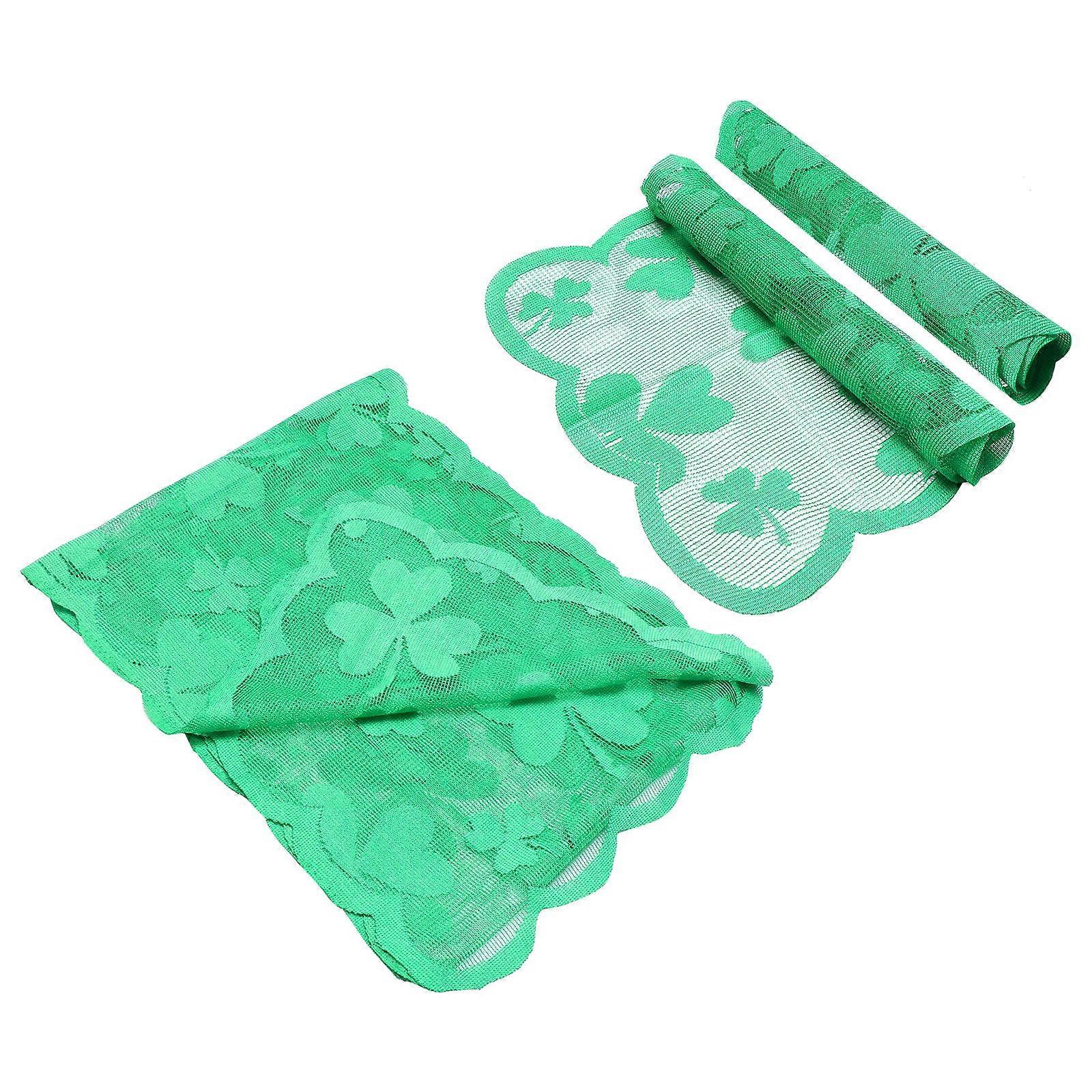 Shamrock Table . Patrick's Day Placemat for Home Use 2Sets