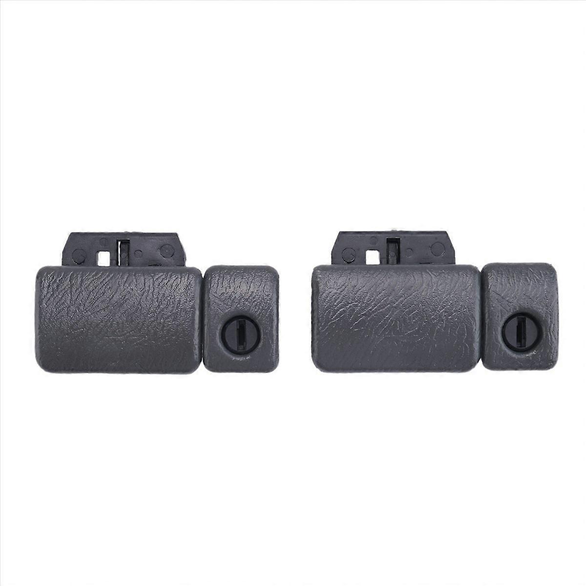 2Pcs Car Glove Box Lock Latch Handle Plastic