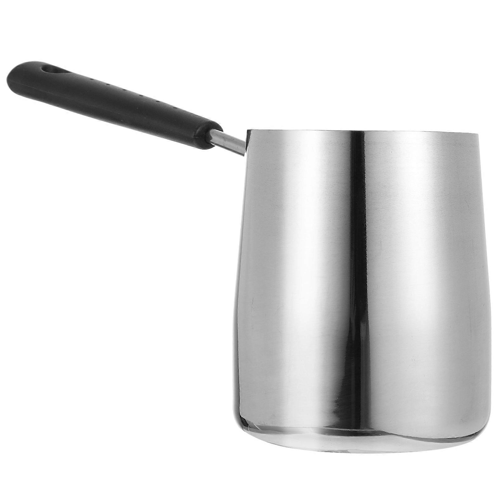 Stainless Steel Cup Coffee Milk Heating Pot for Kitchen Use
