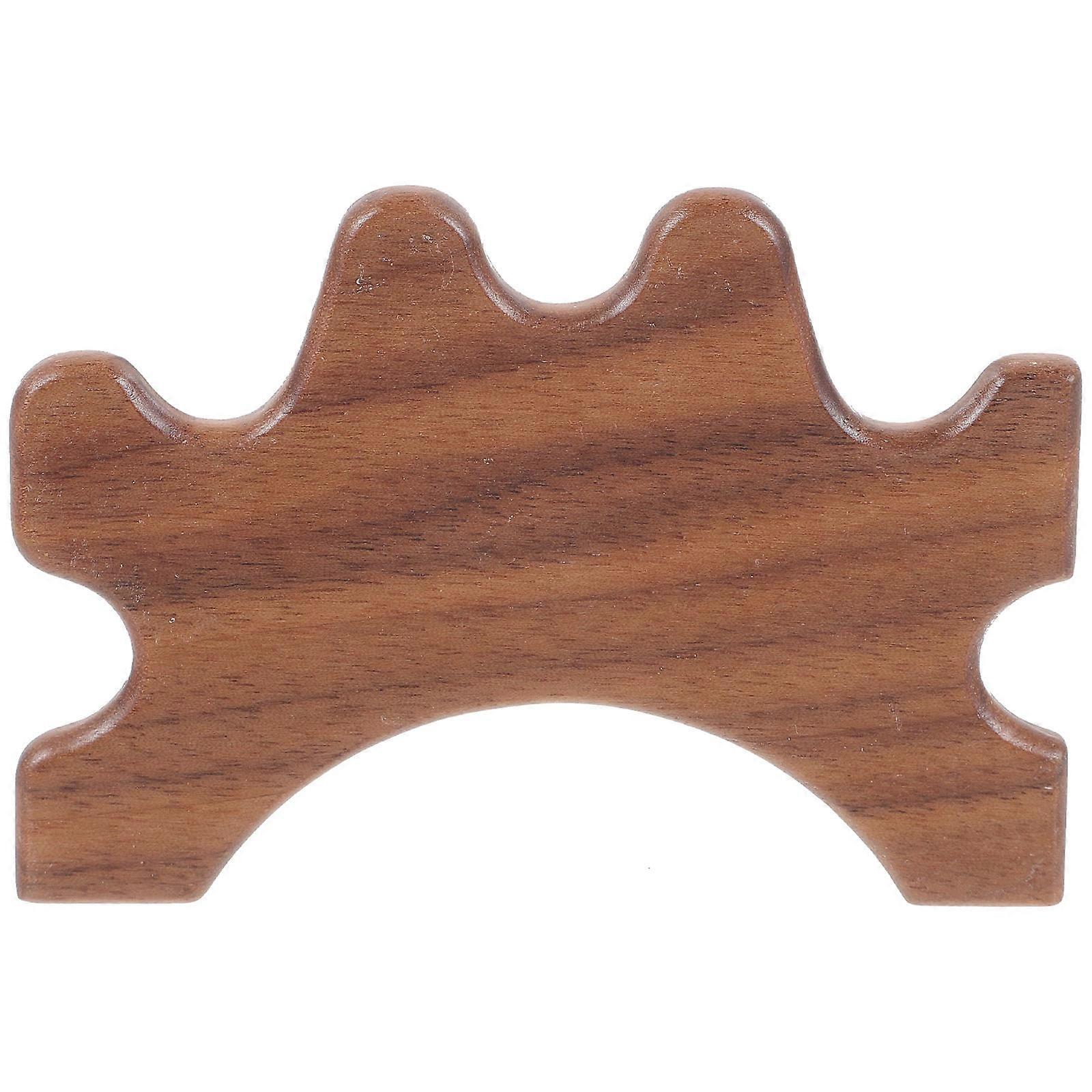 Wood Billiard Cue Rack for Holding Light Brown Pool Table Accessory