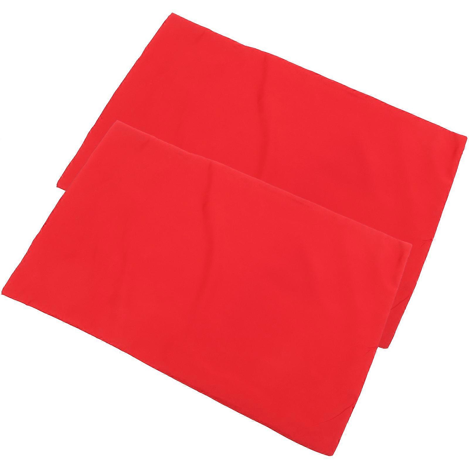 Red Pillow Covers Decorative Pillowcases for Protecting Use 6Pcs