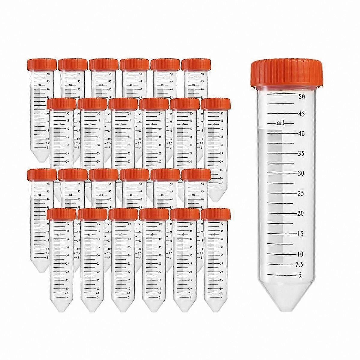 50mL Leak-Proof Centrifuge Tubes with Screw Caps