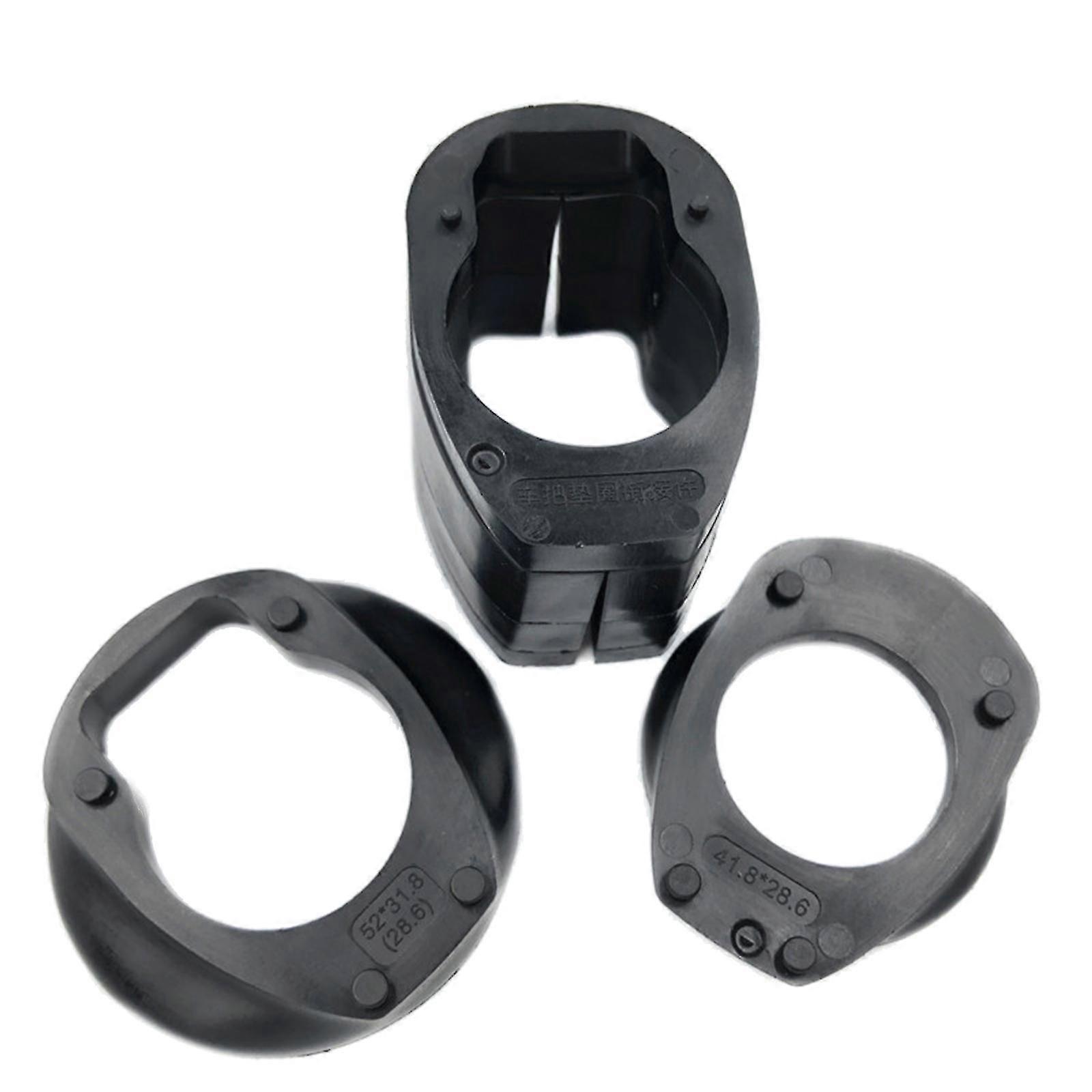 6Pcs/set Headset Stem Spacer Set Black Bike Handlebar Stem Spacers Threadless