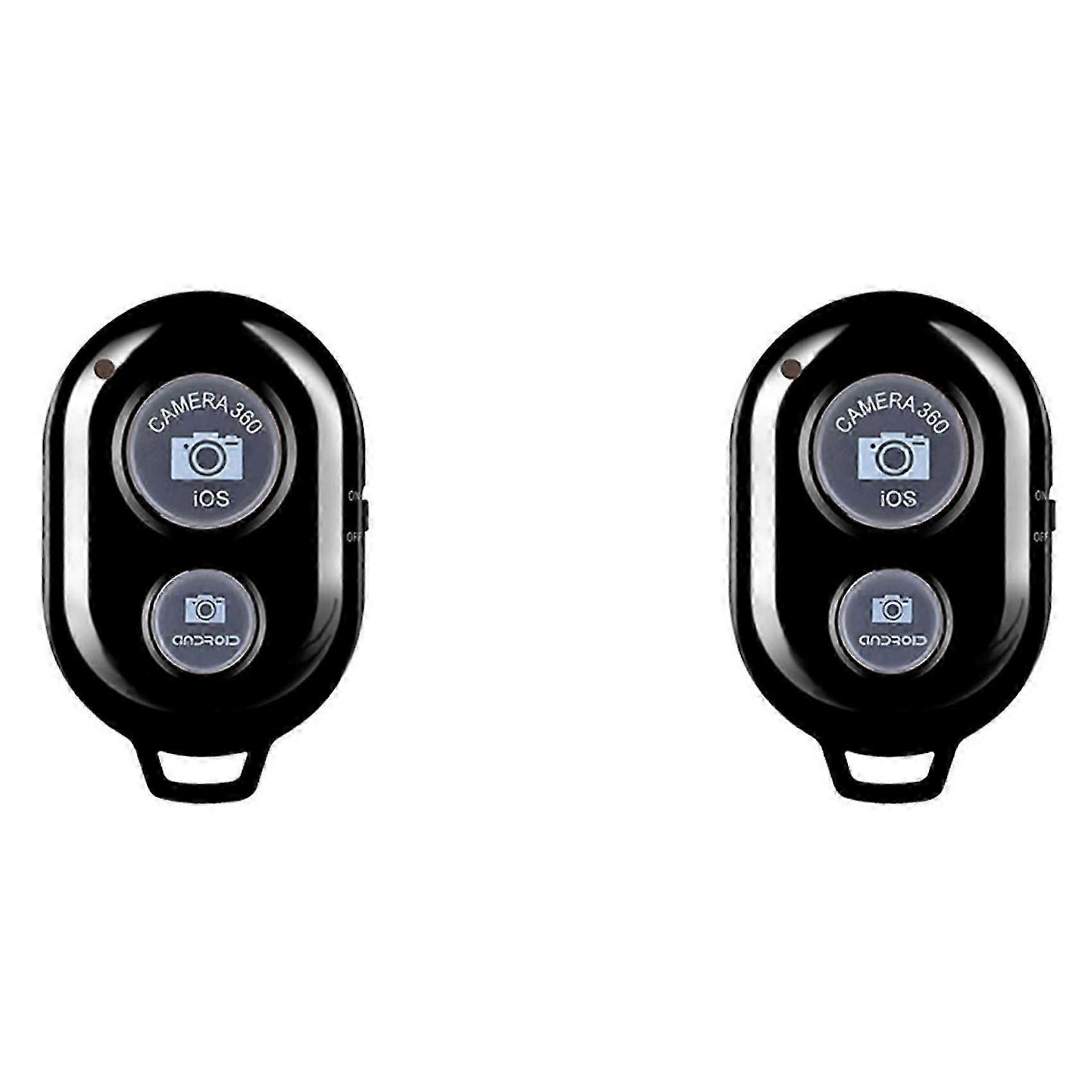 2X Mobile Phone Bluetooth Wireless Remote Control Monopod Selfie Stick Shutter Self-Timer Remote Shutter for IOS Android