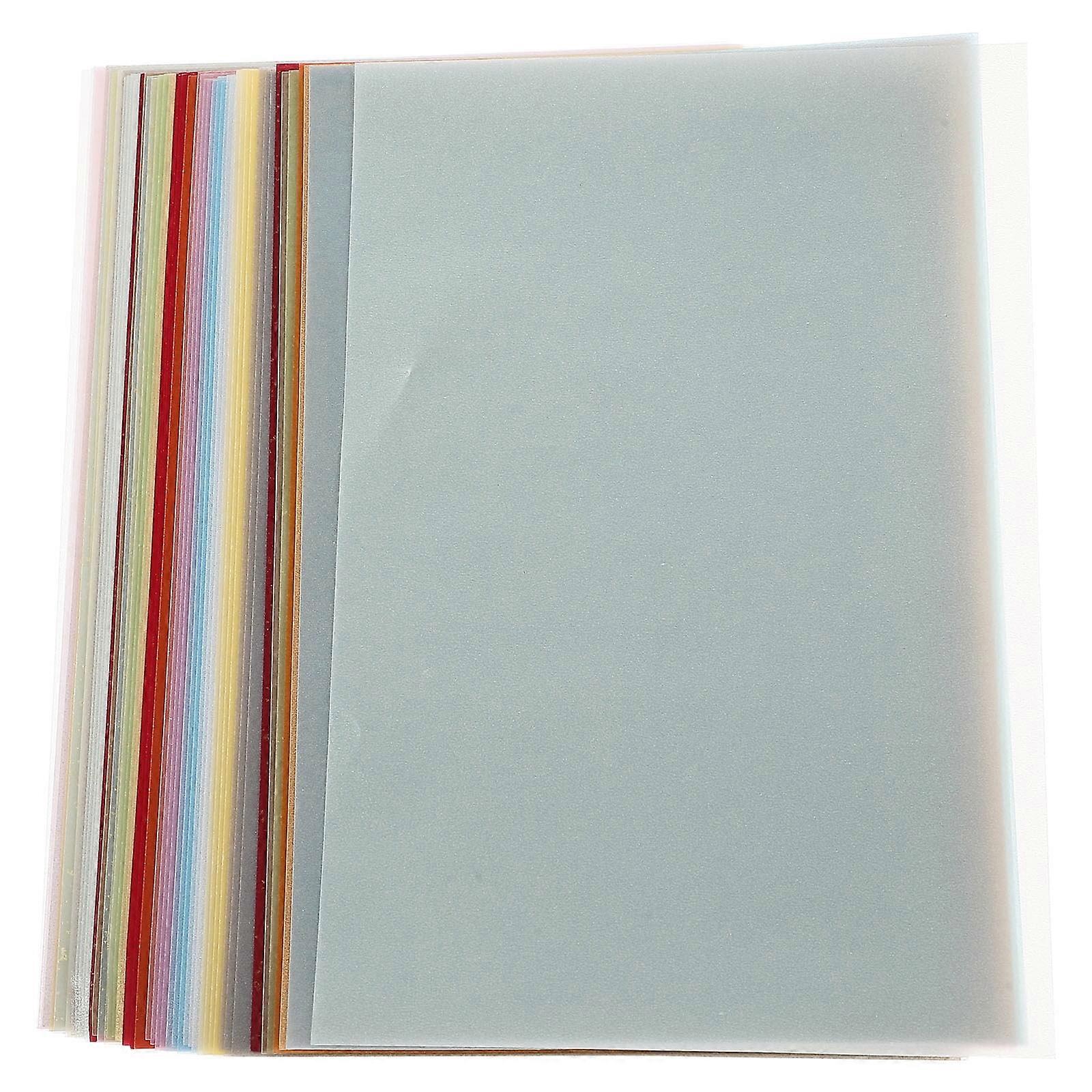 Paper Copy Assorted Color 50 Sheets 5.9x3.9x0.04In