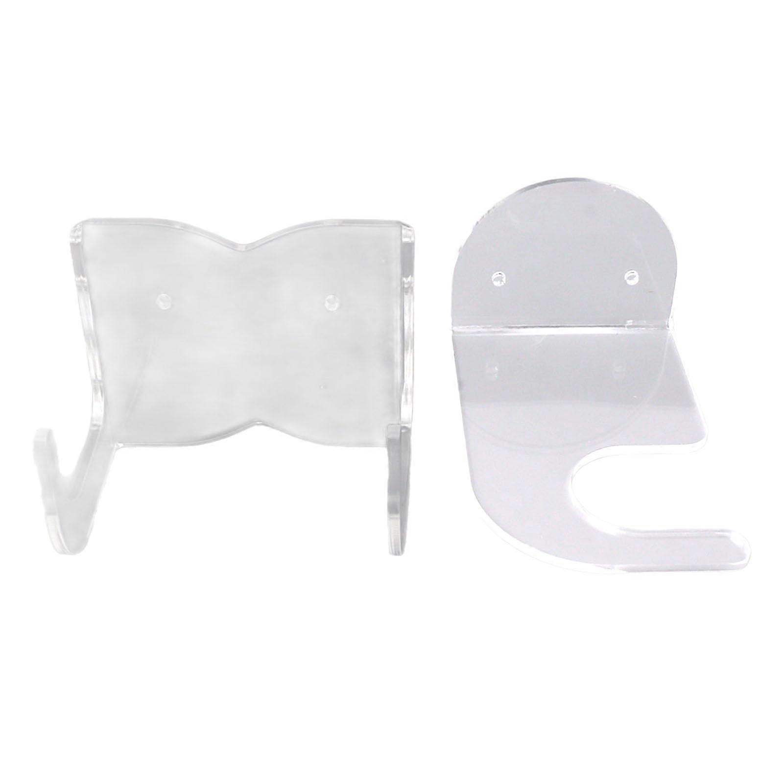 Acrylic Electric Guitar Wall Mount Hanger Clear Secure Display Bracket SpaceSaving Storage
