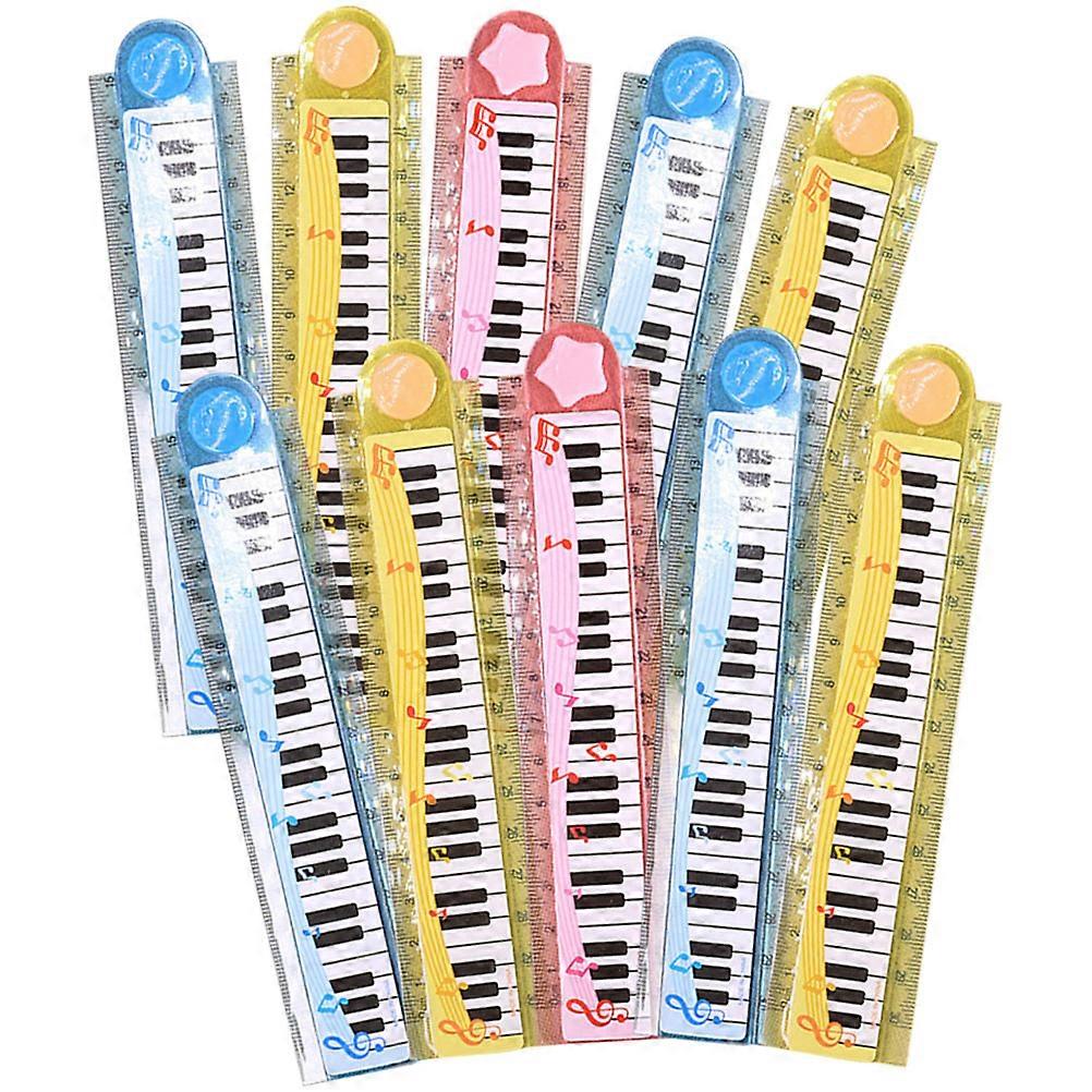 Multi-Function Children Ruler Daily Use Straight Ruler 20Pcs Collection