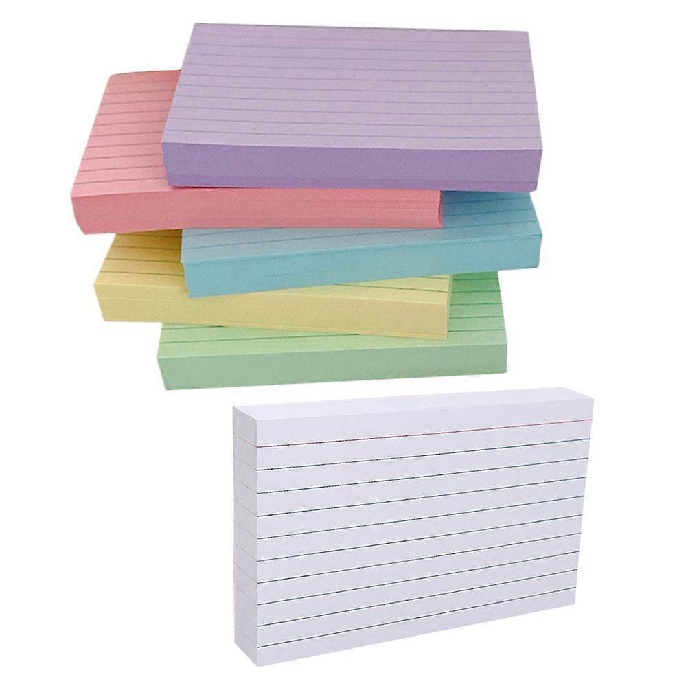 Colorful Flashcards Lined Note Cards for Note Taking 900Pcs Assorted Colors