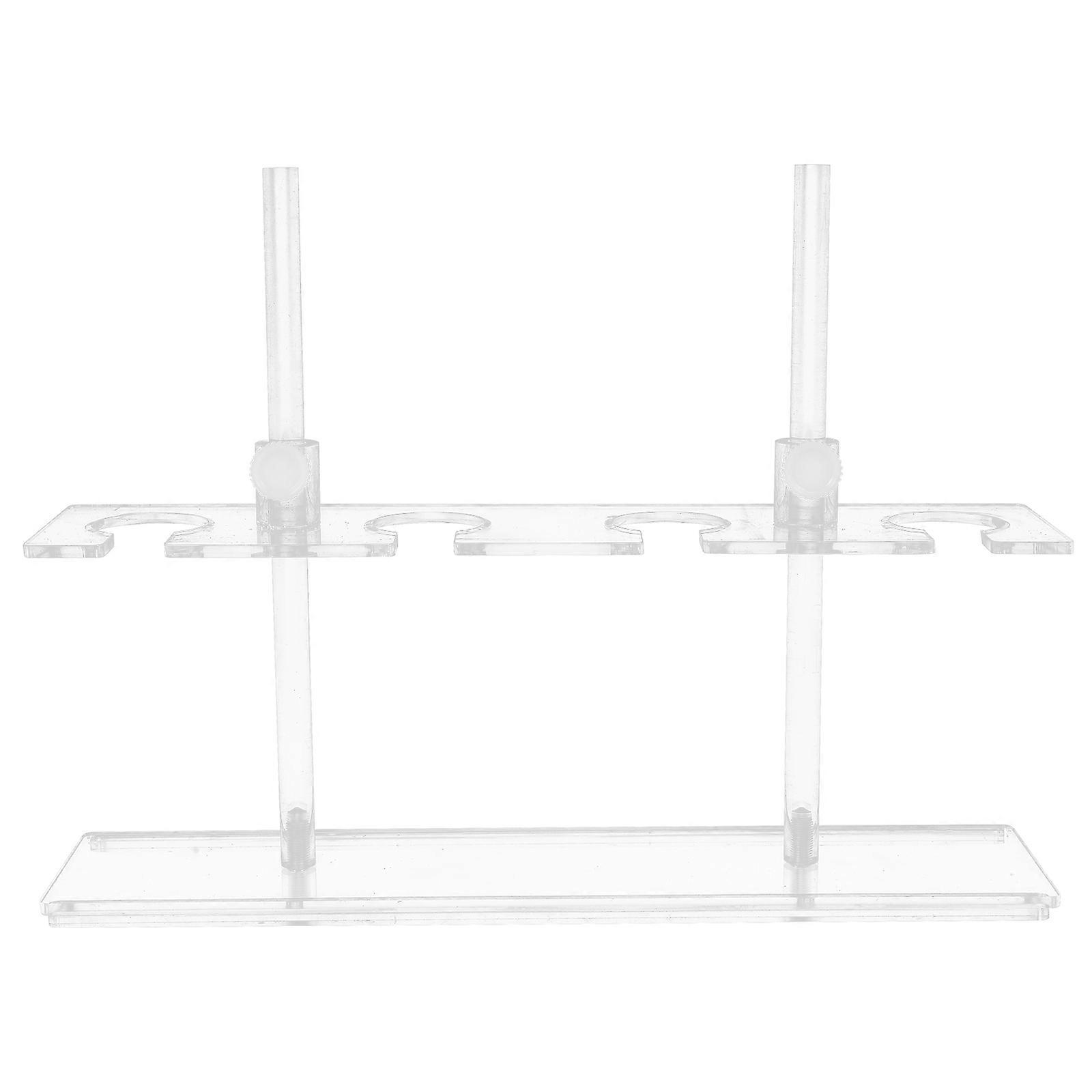 Funnel Rack 4 Hole Experimental Funnel Stand for Lab 3Pcs Stable Structure
