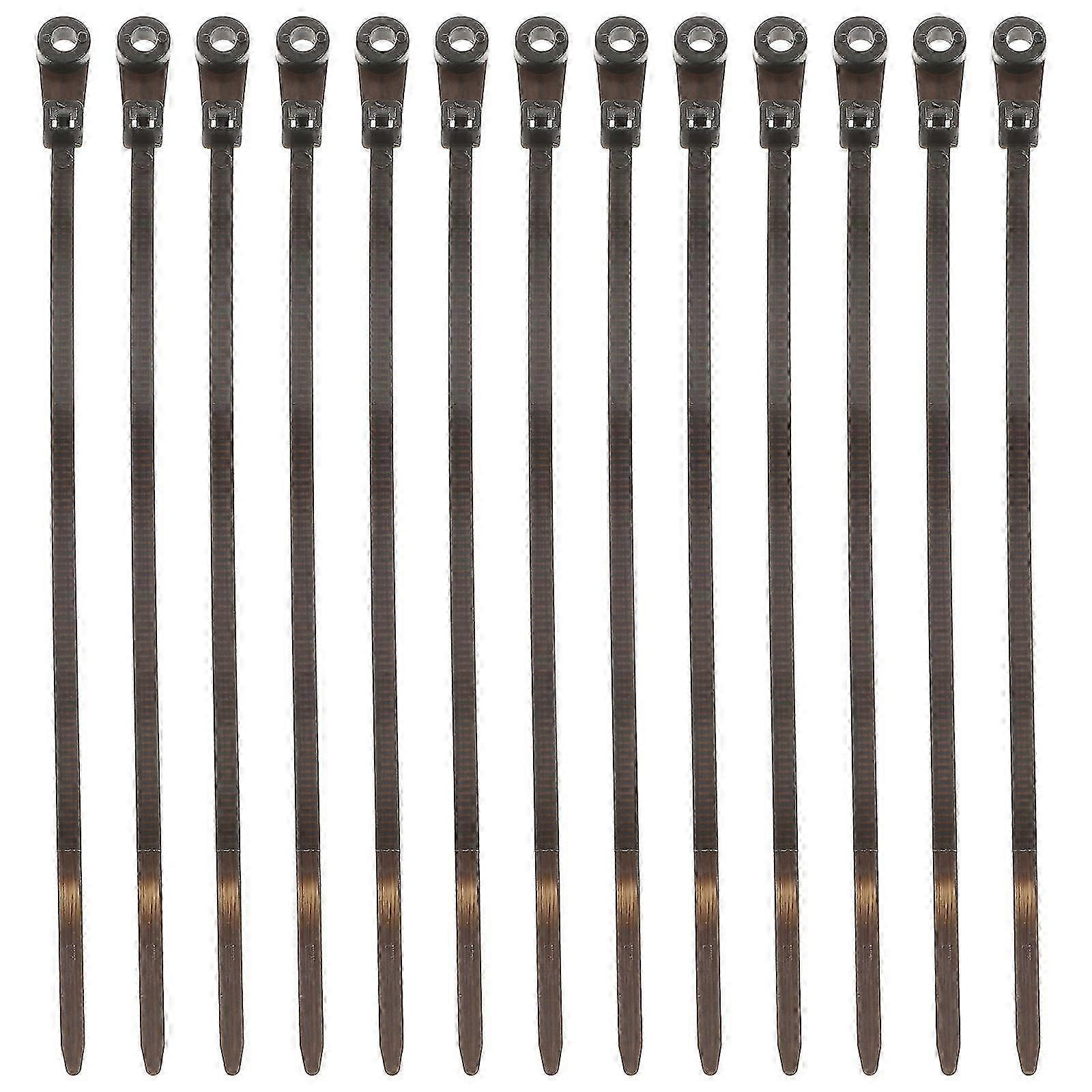 Cable Zip Ties for Fixing 100Pcs Nylon Self-Locking Multipurpose Black Ties