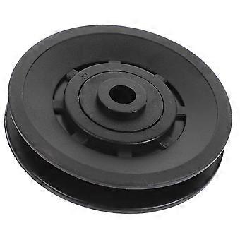 Black Gym Bearing Pulley Wheel for Cable Machine 4Pcs Set