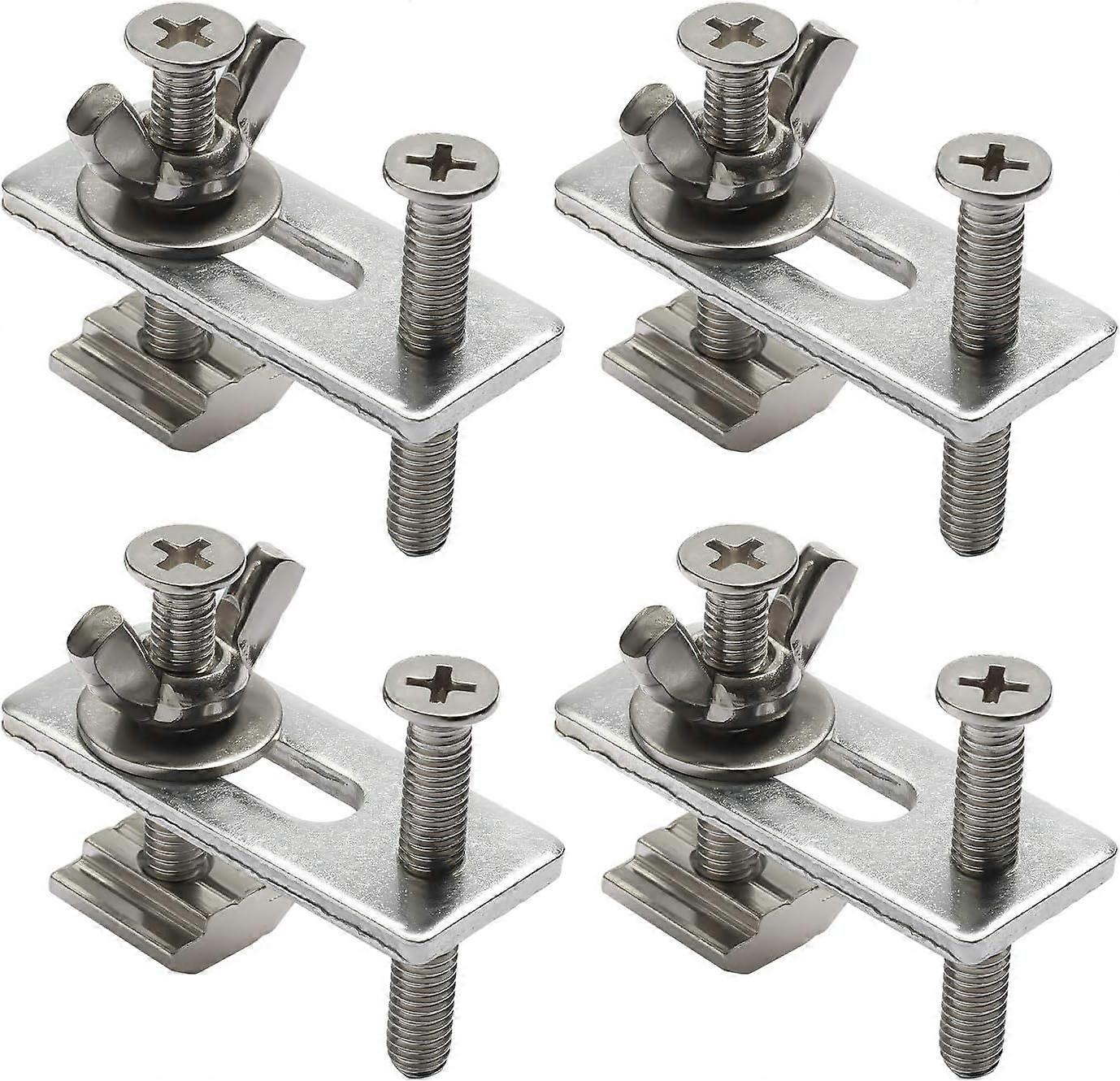 Jeu de 4 pinces en T pour machines de fraisage et de gravure CNC [MI]