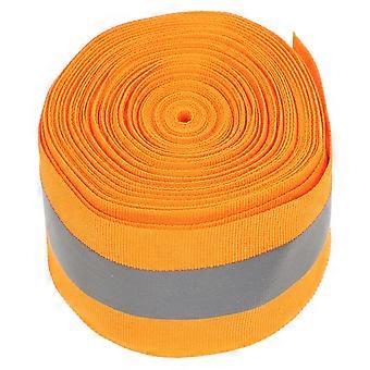 Florescent Safety Webbing Sew on Reflective Tape for Clothing 10 Meter