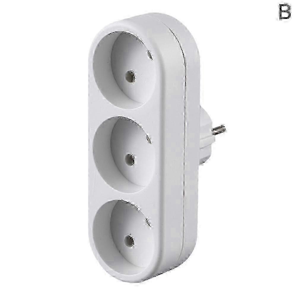 EU Ground Wall Socket Adapter Plug Extension Power Outlet Converter 3500W