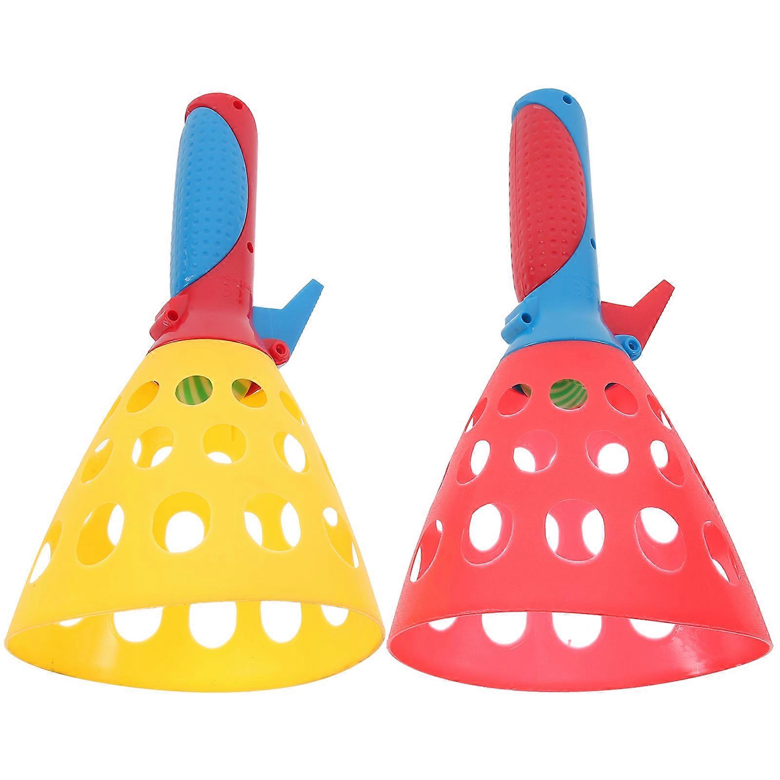 Elastic Catch Balls Household Interactive Catching Cups for Playing 1Pair
