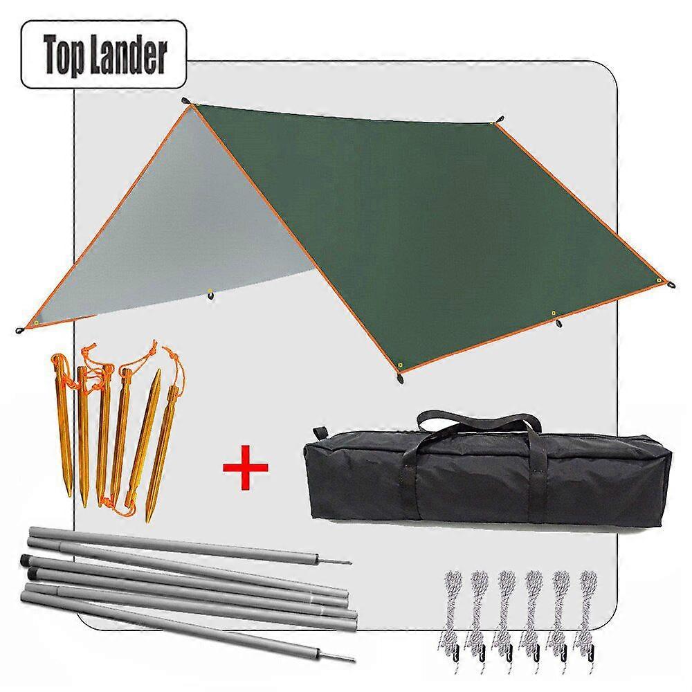 lumaland zelt aufbau Pop Up Familienzelt Wurfzelt 3 Personen - 215 x 195 x 120 cm Schlafsack Mumienschlafsack 225 x OUTDOORGAMES Couleur de votre tente:Orange