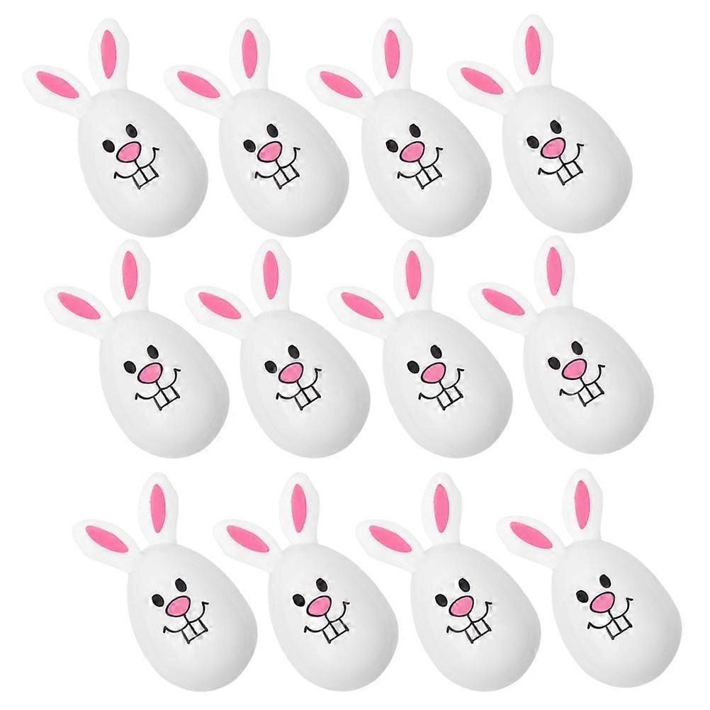 24pcs Easter Egg Ornament Openable Easter Rabbit Eggs Shape Decor Easter Party Favors