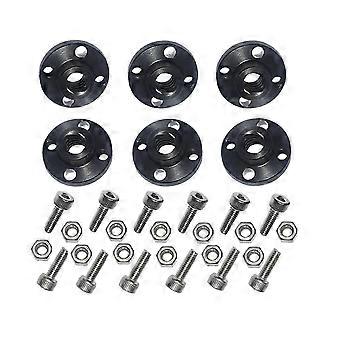 Set van 6 stuks T8 spindels met POM-moer - 2 mm spoed - trapeziumvormige moeren - compatibel met Prusa I3 MK2/MK3 POM
