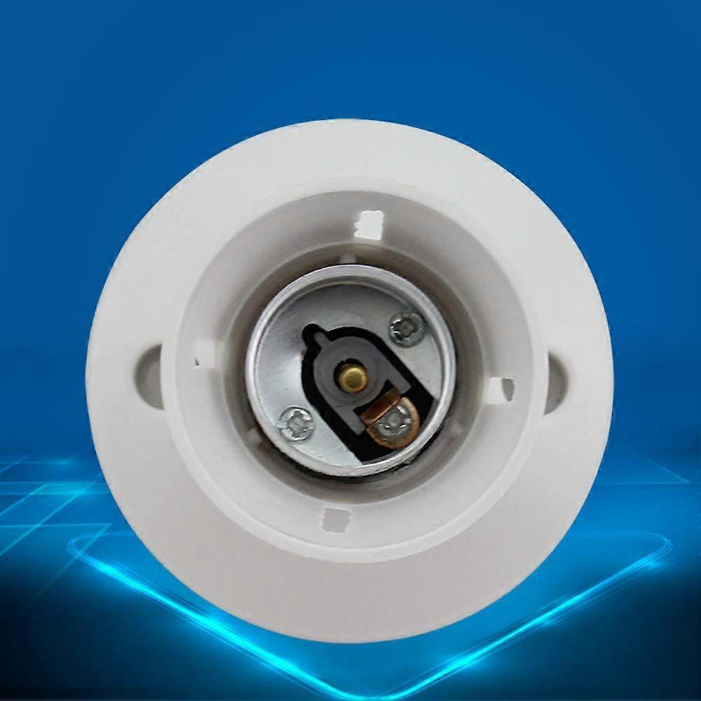 Screw Bulb Socket Holder, E27 Lamp Base Base Edison Plastic Lamp Holder(Size:Oblique Socket)