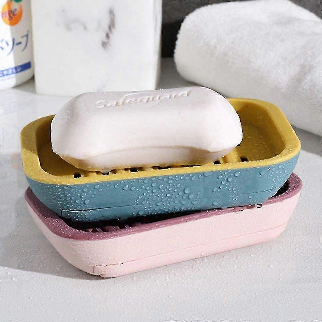 Removable Adhesive Soap Dish: Wall-Mounted, Rust-Proof  No Drilling, for Shower