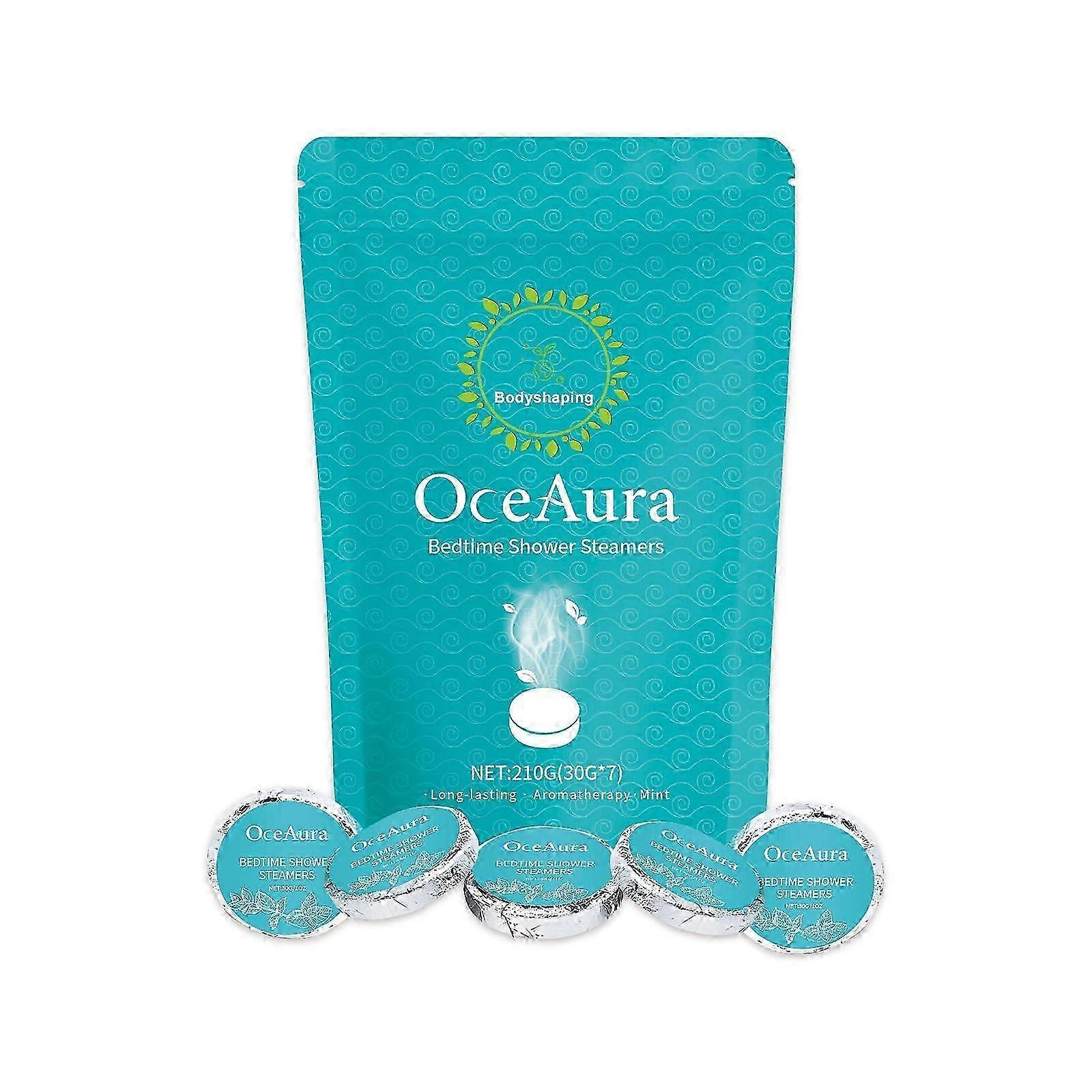 Peppermint Shower Tablets - Afslappende aromaterapi til hudpleje og søvn
