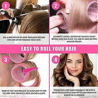 33 Pcs Fluffy Hair Clips Set DIY Heatless Curler Stylish Reusable for Hair Styling Accessories