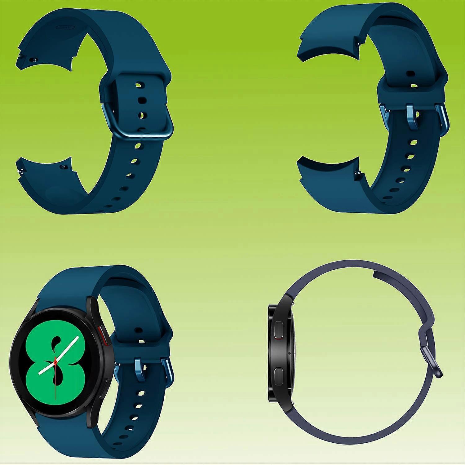 For Samsung Galaxy Watch FE 6 5 4 Normal Pro Classic all sizes TPU silicone wristband