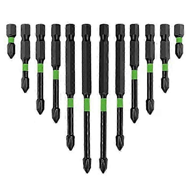 2023 Screwdriver Bit Set, 12Pcs S2 Driver Drilling Work Set