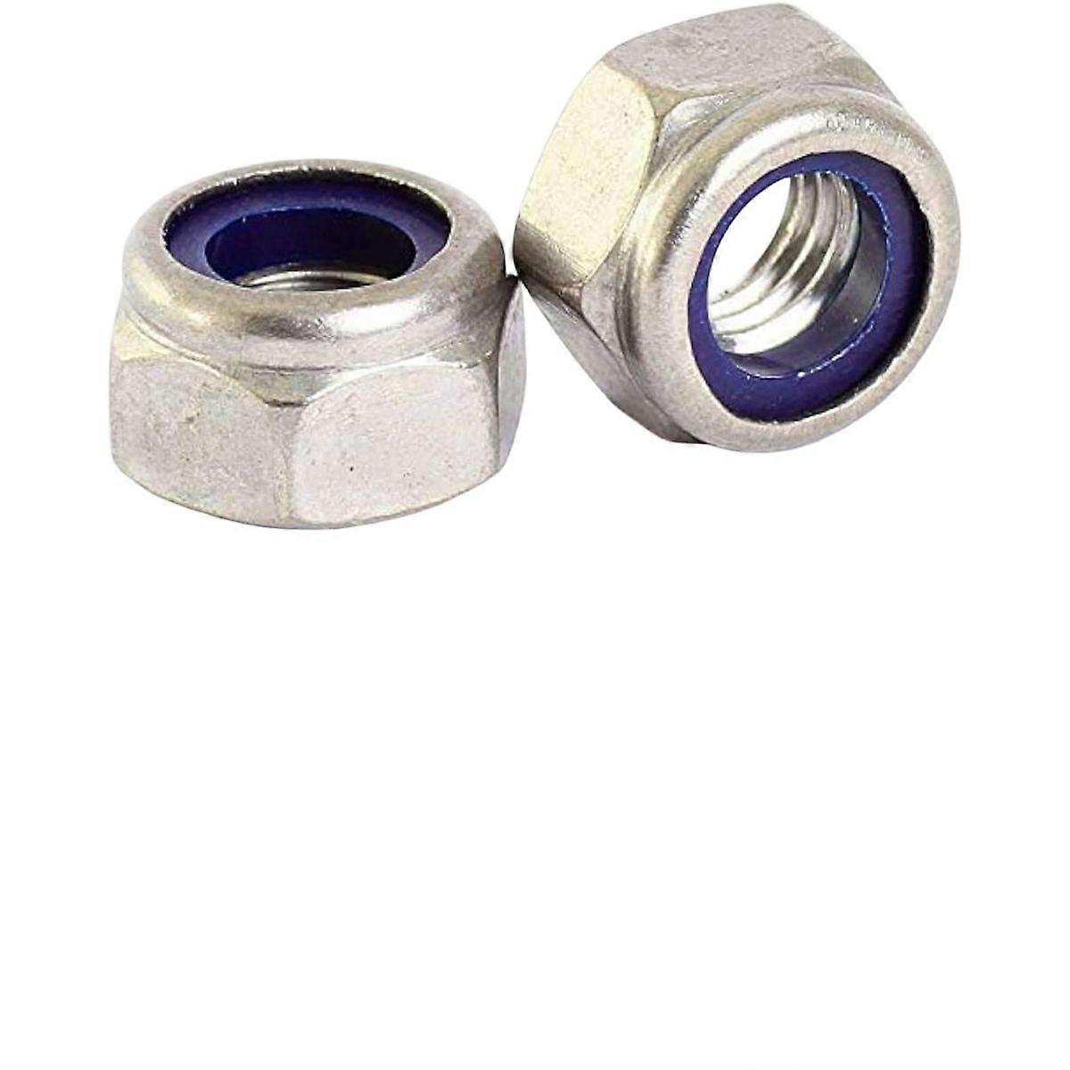 Insert Hexagon Lock Nuts 6mm-34 Pieces
