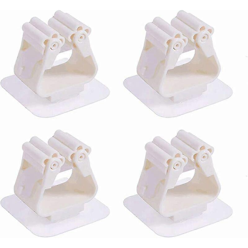 4 Pack Self Adhesive No Drilling Dog Mop Holders