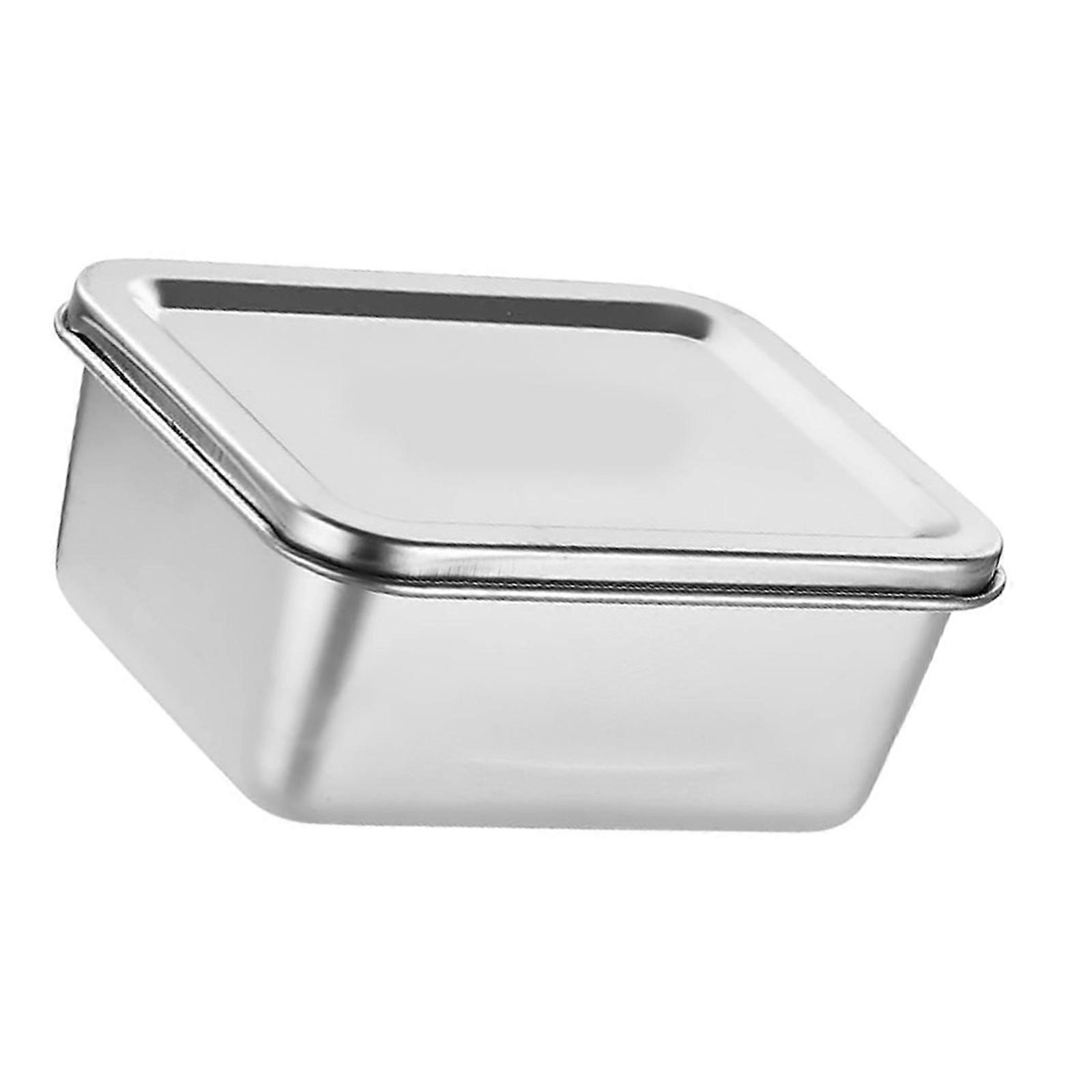 Stainless Food Storage Containers Airtight Sample Boxes Sample Testing Container 500ml