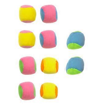 10 stks zuigballen kinderen plakken speelgoed kinderen dart accessoires (willekeurige kleur)